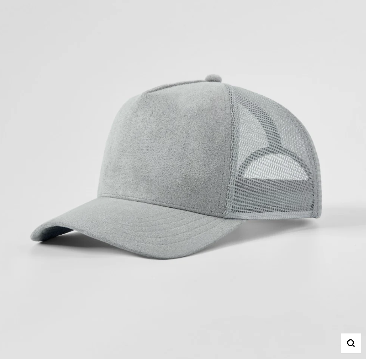 Blank 5 Panel Suede Trucker Hats Wholesale - 6710