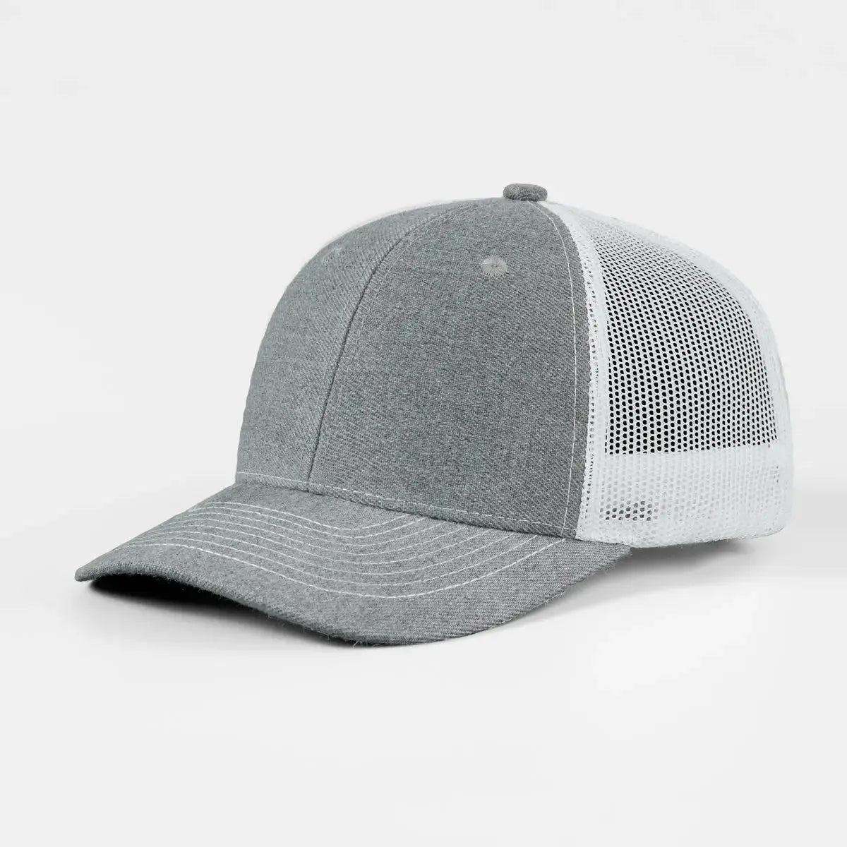 Blank 6 Panel Structured Mesh Trucker Hat Wholesale - 7018